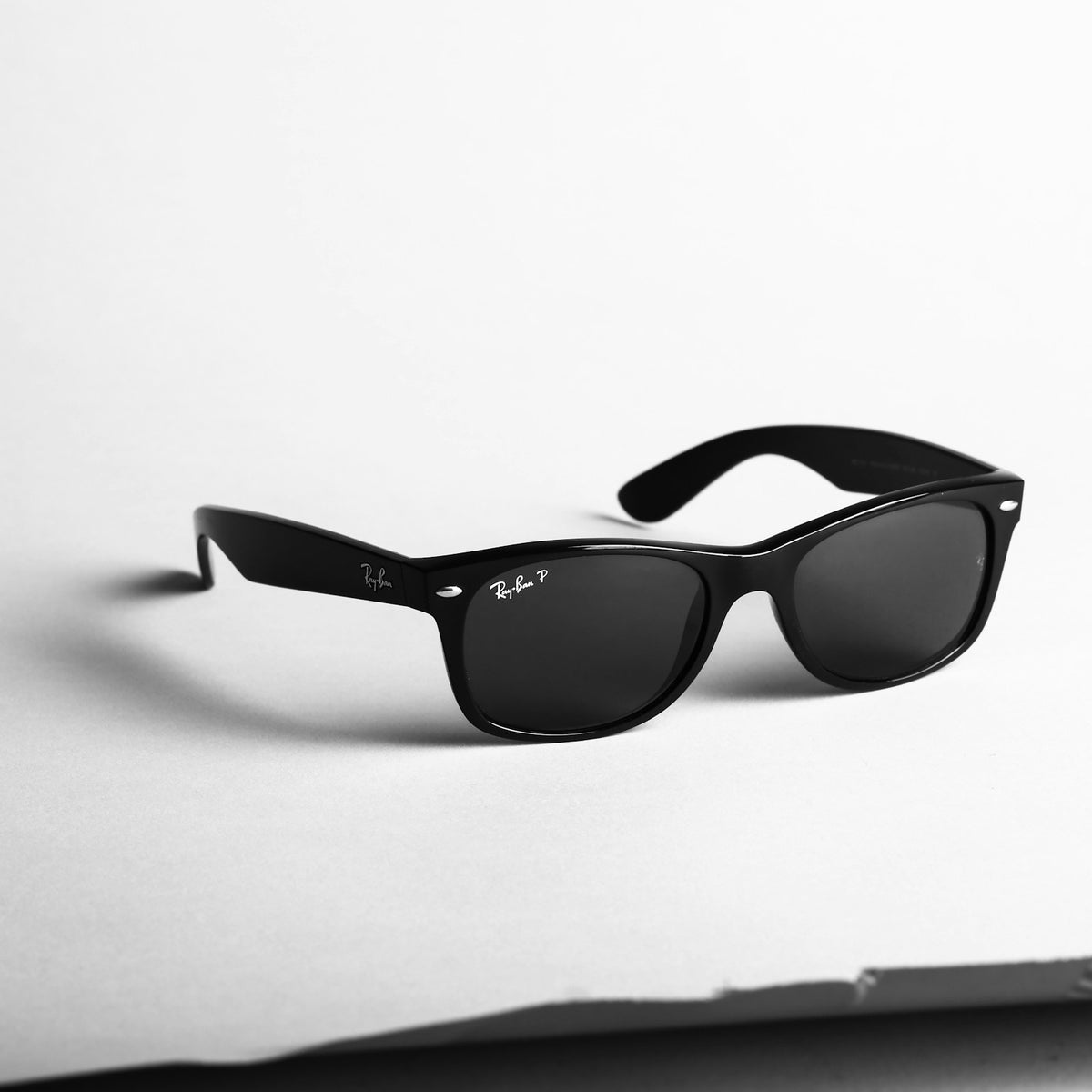 Matte black sunglasses
